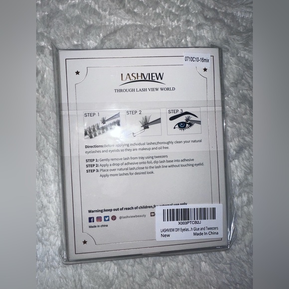 DIY Eyelash extensions/clusters NEW with glue and tweezers - Picture 5 of 5